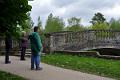 Jane explains features of of the bridge